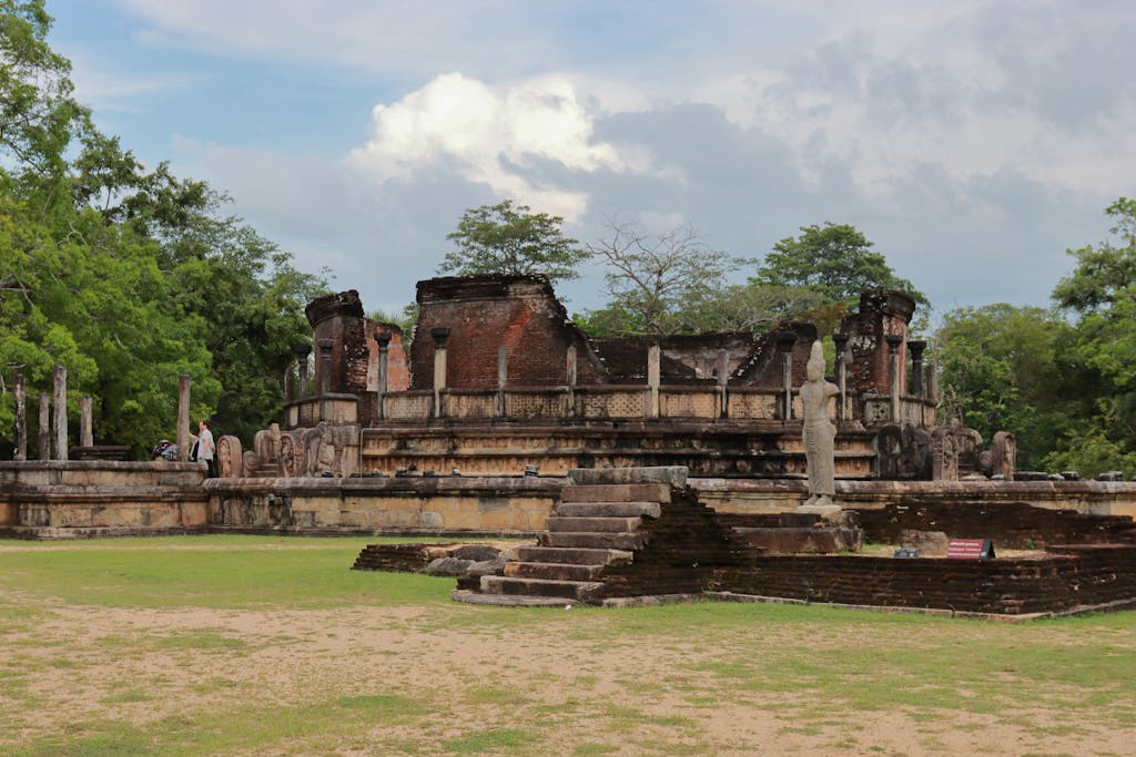Explore the historical ruins at Polonnaruwa, a Buddhist archaeological site in Sri Lanka.